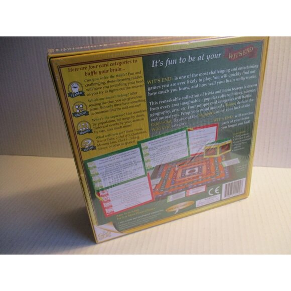 *WITS End Trivia and Lateral Thinking Board Game - NIB - Picture 5 of 5